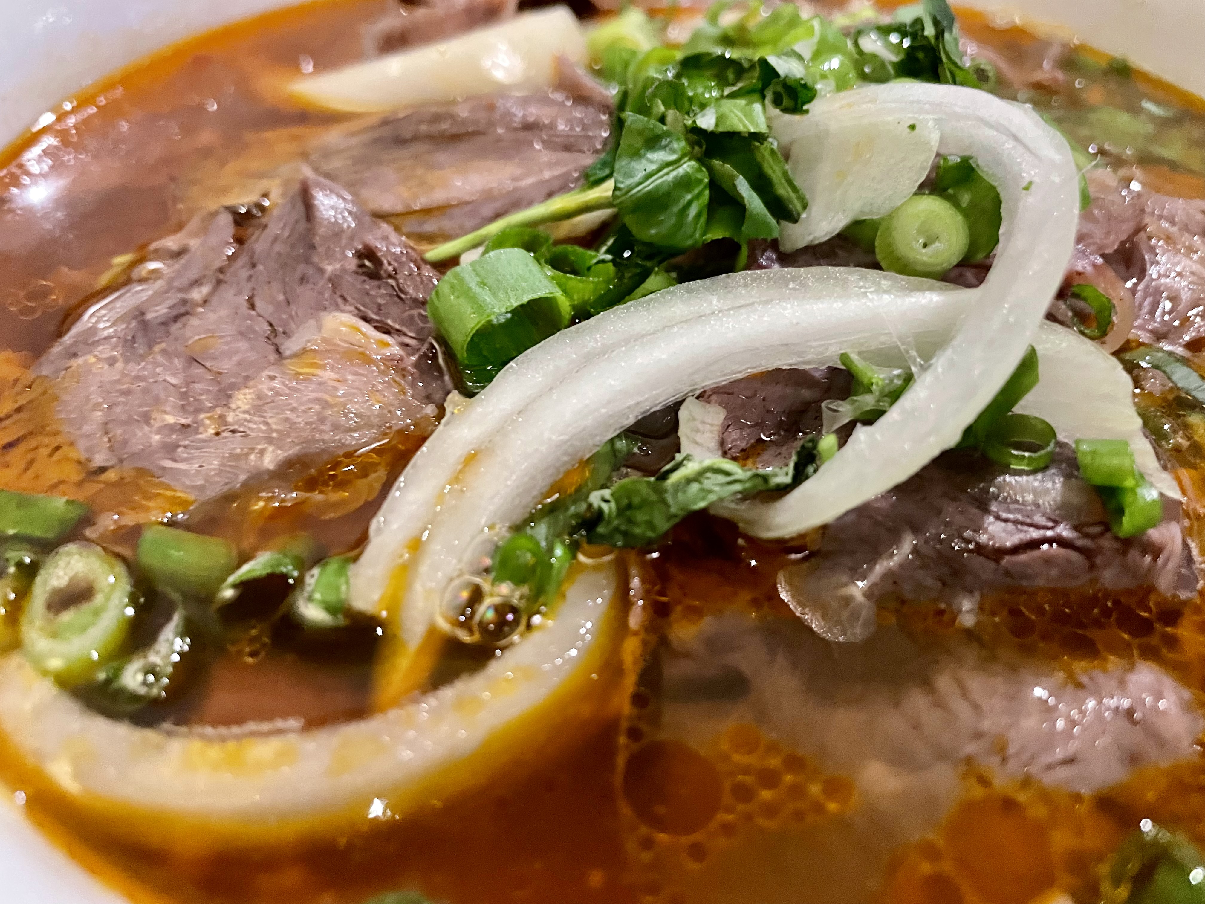 A number of reviews online said the Bún bò Huế was one of the restaurant's most well-loved items