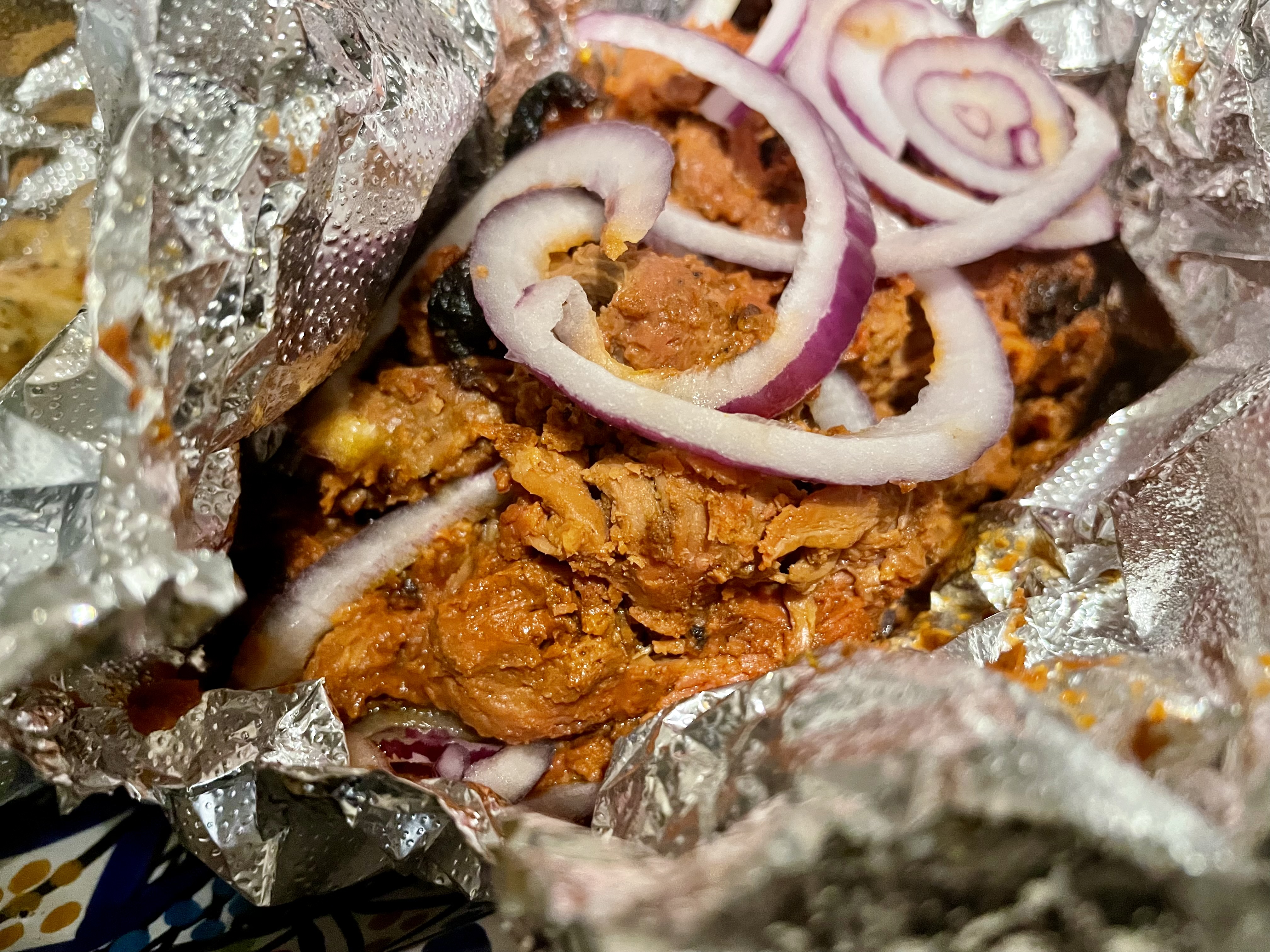 The elusive behari kabab is quite challenging to make and Adnan cookes them perfectly, with the the thin strips of beef marinated with a meat tenderizer, yogurt, fried onions and a spicy seasoning mix that's topped off a drizzle of mustard oil