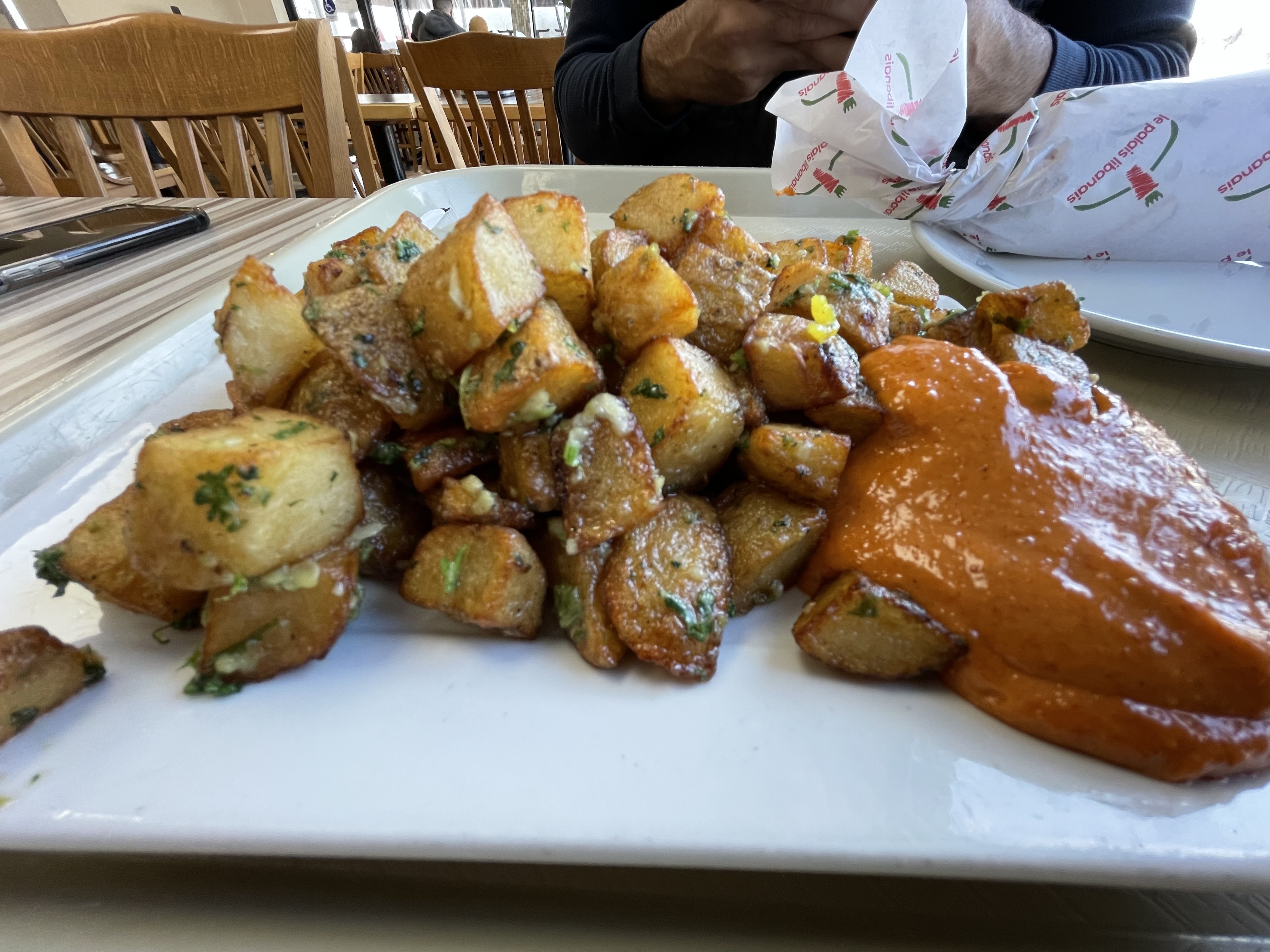 These garlic potatoes are some of the best in the region