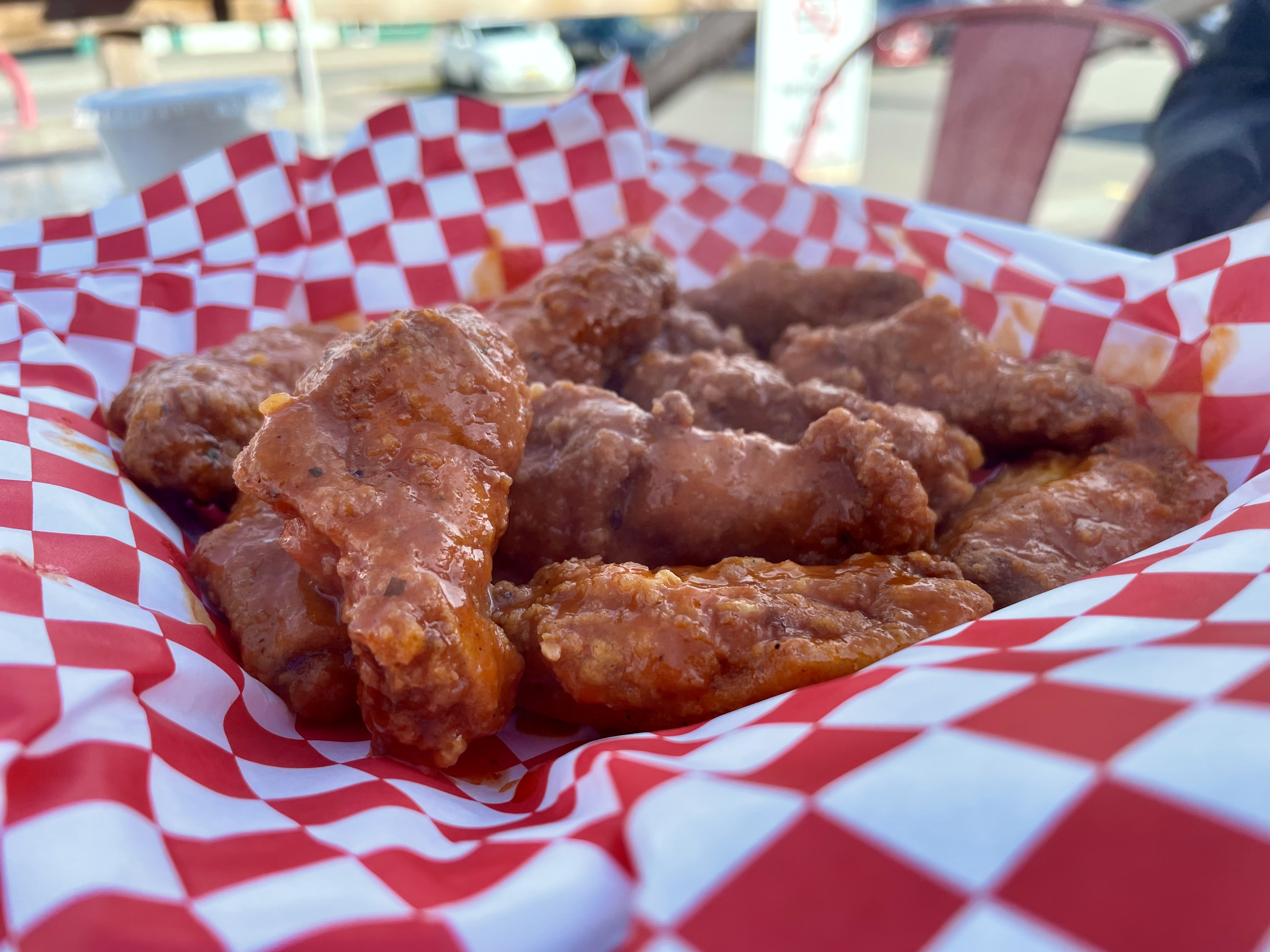 PJ’s Cajun Buffalo wings bring the heat and the crunch, perfectly balanced with house-made ranch that regulars swear by